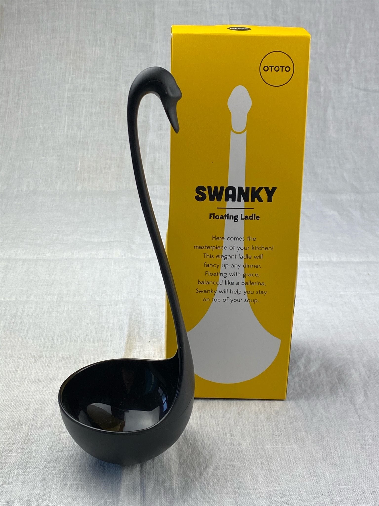 OTOTO Swanky Floating Ladle | Black